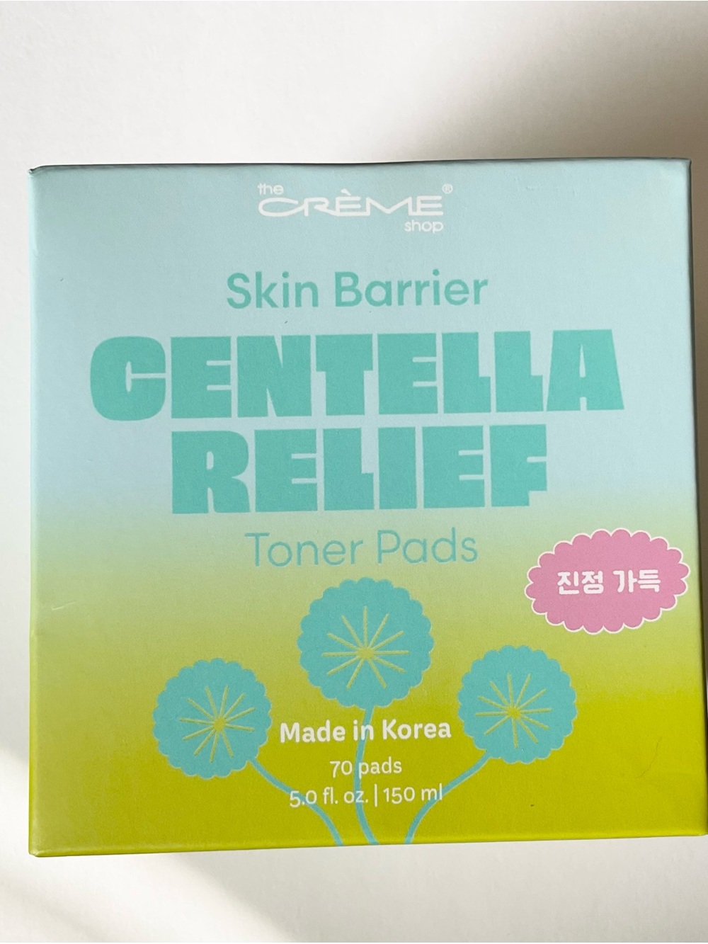 The Crème Shop Skin Barrier Centella Relief Toner Pads  NIB